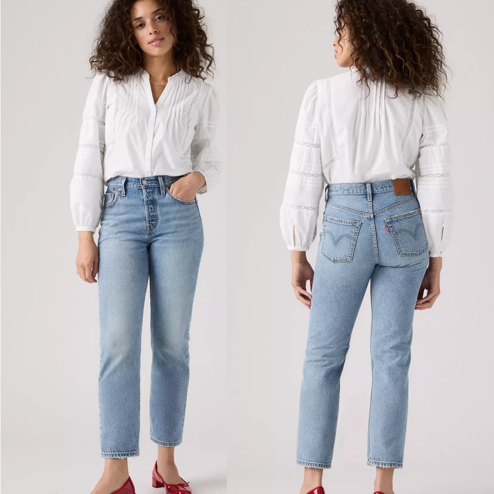 Levis Premium 501 High Rise Classic Blue Women's Jeans Size 31x28 NWT